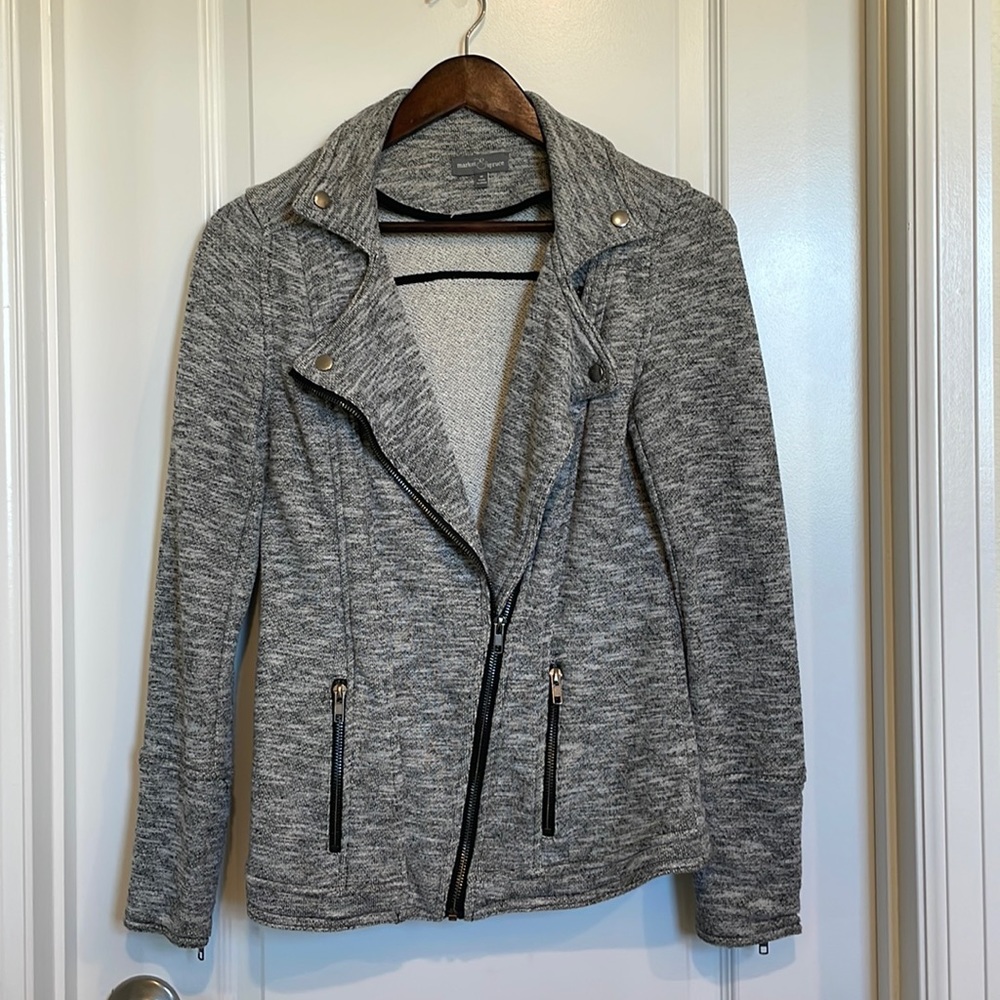 Market Spruce Cloth Motorcycle Jacket